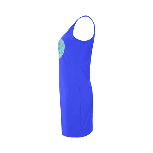 protection in blue harmony Medea Vest Dress (Model D06)
