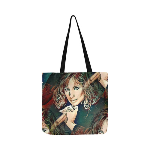 Barbra Popart by Nico Bielow Reusable Shopping Bag Model 1660 (Two sides)