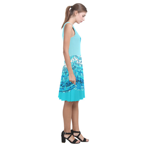 Protection from Jerusalem in blue Atalanta Casual Sundress(Model D04)