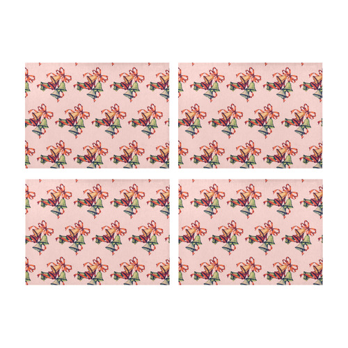 sweet christmas bells B Placemat 14’’ x 19’’ (Set of 4)