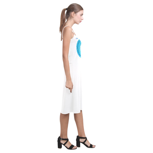 Protection from Jerusalem in blue Alcestis Slip Dress (Model D05)