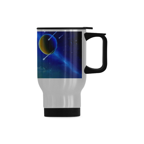 Cosmic Illumination Travel Mug (Silver) (14 Oz)
