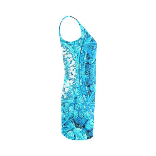 Protection from Jerusalem in blue Medea Vest Dress (Model D06)