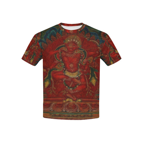 Kurukulla From Tibetan Buddhism Kids' All Over Print T-shirt (USA Size) (Model T40)