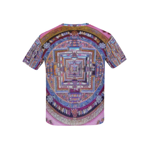 Buddhist Kalachakra Mandala Kids' All Over Print T-shirt (USA Size) (Model T40)