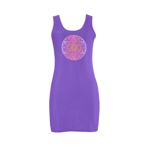 protection in purple colors Medea Vest Dress (Model D06)