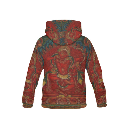 Kurukulla From Tibetan Buddhism All Over Print Hoodie for Kid (USA Size) (Model H13)