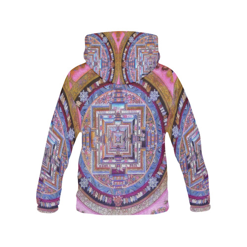 Buddhist Kalachakra Mandala All Over Print Hoodie for Men (USA Size) (Model H13)