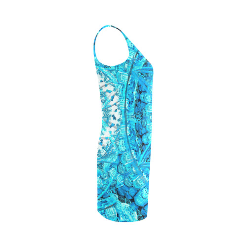 Protection from Jerusalem in blue Medea Vest Dress (Model D06)