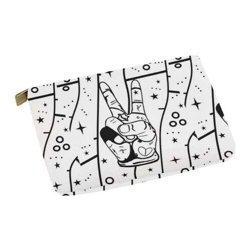 Coloring yourself Peace by Nico Bielow Carry-All Pouch 12.5''x8.5''