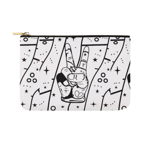 Coloring yourself Peace by Nico Bielow Carry-All Pouch 12.5''x8.5''