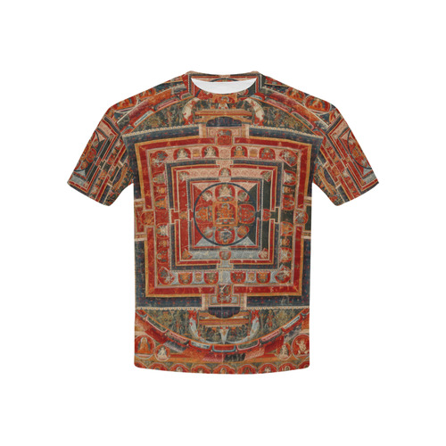 Mandala  of  Bodhisattva of Transcendent Wisdom Kids' All Over Print T-shirt (USA Size) (Model T40)