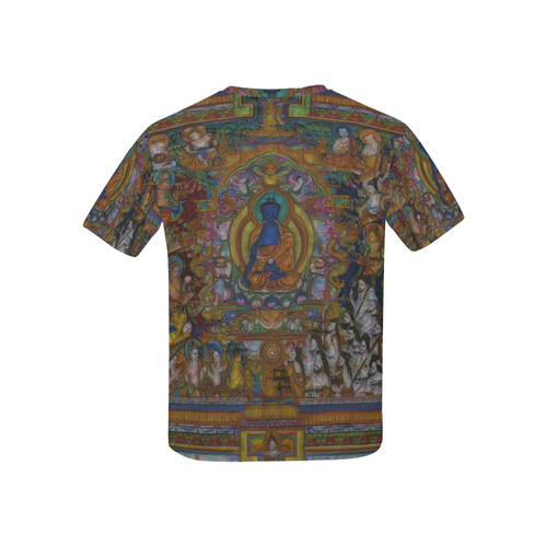 Awesome Thanka With The Holy Medicine Buddha Kids' All Over Print T-shirt (USA Size) (Model T40)