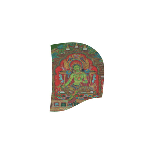 Green Tara from Tibetan Buddhism All Over Print Sleeveless Hoodie for Women (Model H15)