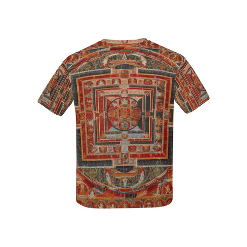 Mandala  of  Bodhisattva of Transcendent Wisdom Kids' All Over Print T-shirt (USA Size) (Model T40)