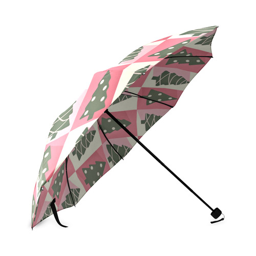 Christmas in Pink Foldable Umbrella (Model U01)
