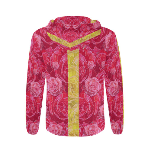 Rose and roses and another rose All Over Print Full Zip Hoodie for Men (Model H14)