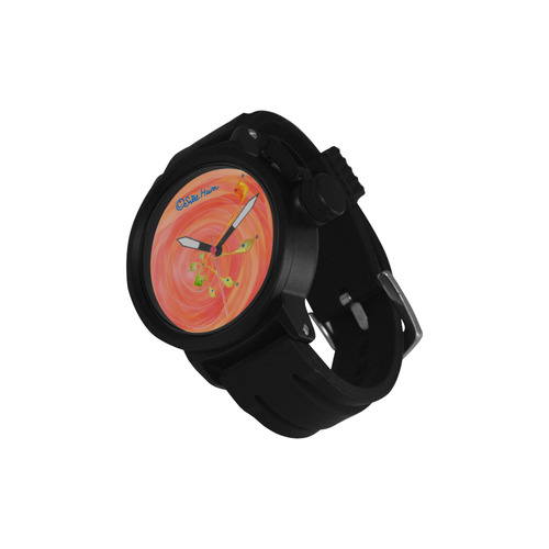 Renewal Sitre haim energetic shield sweet orange Men's Sports Watch(Model 309)