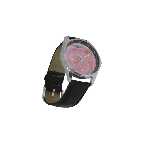 Renewal Sitre haim energetic shield love vibration Men's Casual Leather Strap Watch(Model 211)