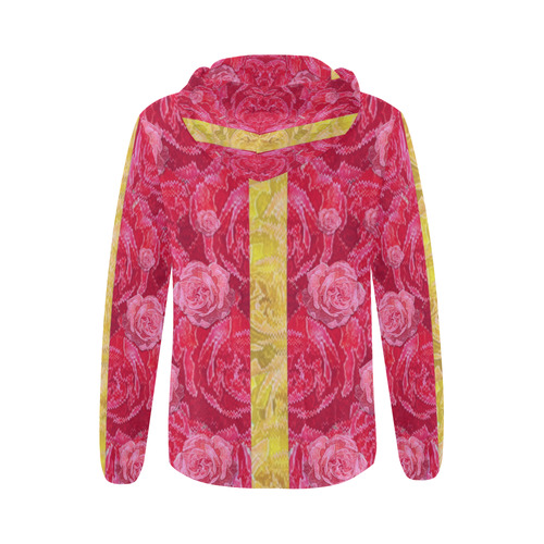 Rose and roses and another rose All Over Print Full Zip Hoodie for Women (Model H14)