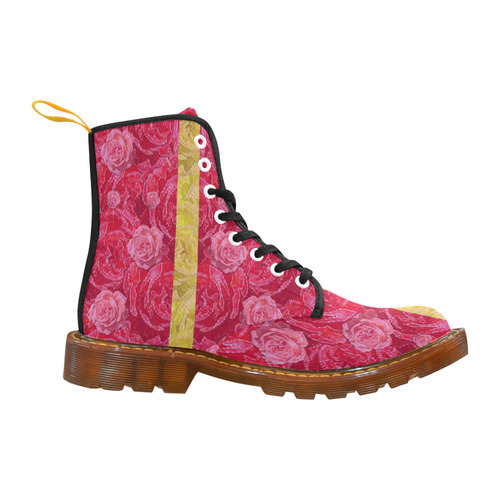 Rose and roses and another rose Martin Boots For Women Model 1203H