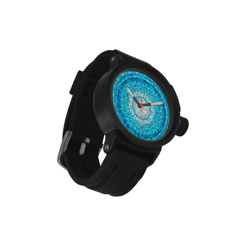 Protection from Jerusalem in blue Men's Sports Watch(Model 309)