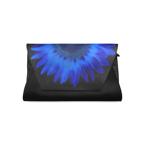 blue sunflower Clutch Bag (Model 1630)