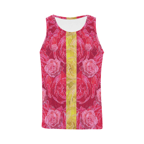 Rose and roses and another rose All Over Print Tank Top for Men (Model T43)