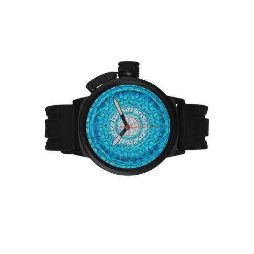 Protection from Jerusalem in blue Men's Sports Watch(Model 309)