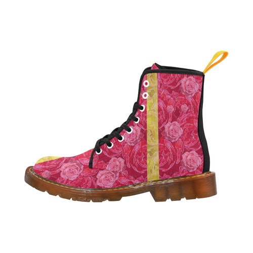 Rose and roses and another rose Martin Boots For Women Model 1203H