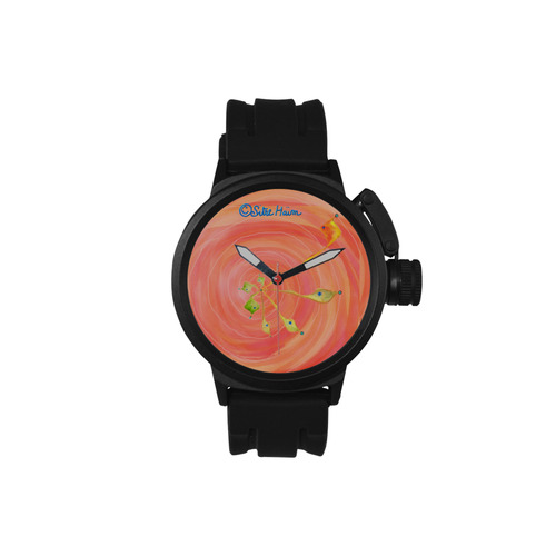 Renewal Sitre haim energetic shield sweet orange Men's Sports Watch(Model 309)