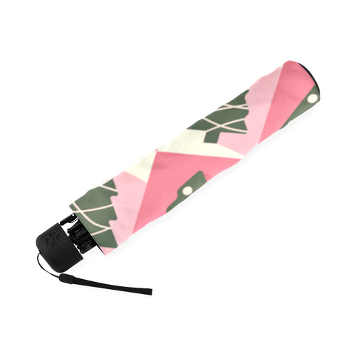 Christmas in Pink Foldable Umbrella (Model U01)