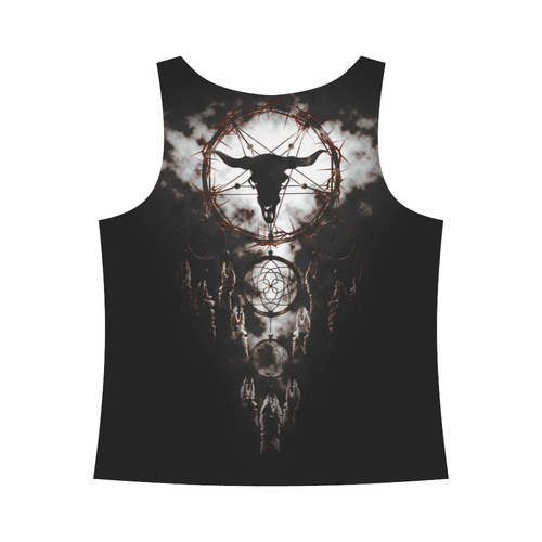 dreamcatcher - pentagram All Over Print Tank Top for Women (Model T43)