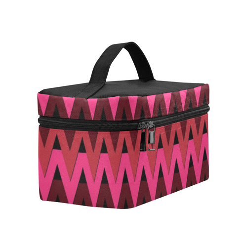 Crimson Chevrons Lunch Bag/Large (Model 1658)