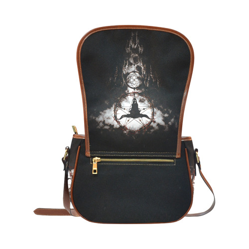 dreamcatcher - pentagram Saddle Bag/Large (Model 1649)
