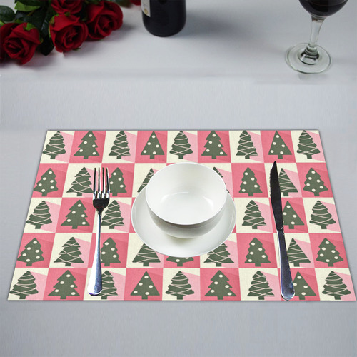 Christmas in Pink Placemat 14’’ x 19’’ (Six Pieces)