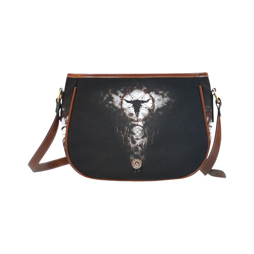 dreamcatcher - pentagram Saddle Bag/Large (Model 1649)