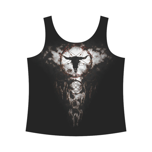 dreamcatcher - pentagram All Over Print Tank Top for Women (Model T43)