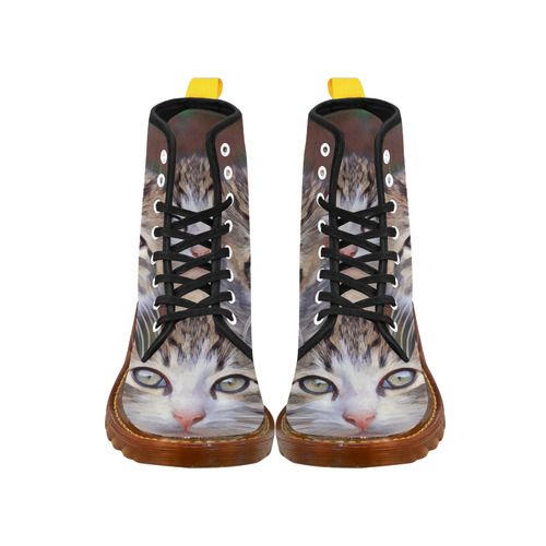 Impressive Animal -Lovely Baby  Cat 2 by JamColors Martin Boots For Women Model 1203H