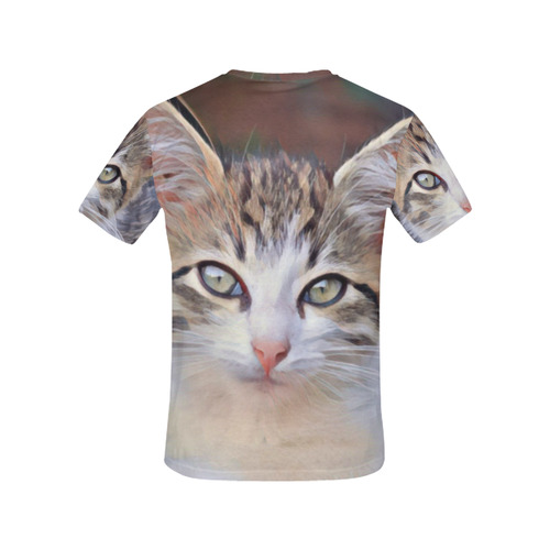 Impressive Animal -Lovely Baby  Cat 2 by JamColors All Over Print T-Shirt for Women (USA Size) (Model T40)