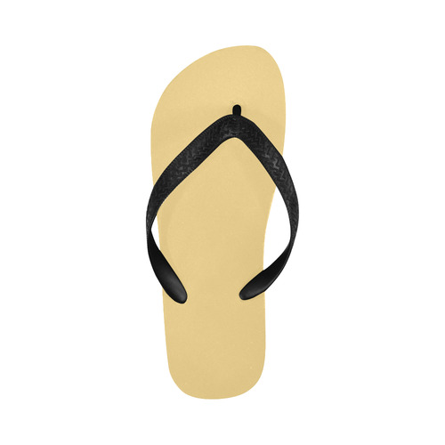 Designer Color Solid Marzipan Flip Flops for Men/Women (Model 040)