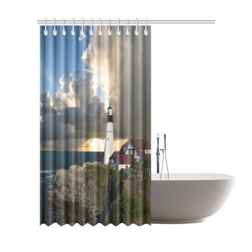 lighthouse shower curtain Shower Curtain 72"x84"