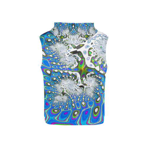 fractal fantasy 717B by JamColors All Over Print Sleeveless Hoodie for Kid (Model H15)
