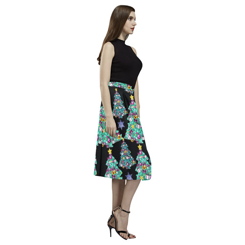 A BLACK kind of Christmas Aoede Crepe Skirt (Model D16)