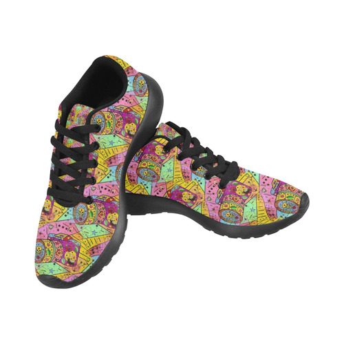 Smile Popart by Nico Bielow Men’s Running Shoes (Model 020)