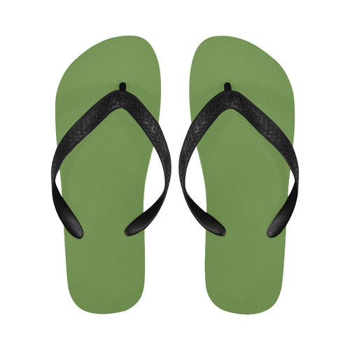 mens green flip flops