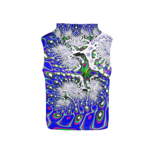 fractal fantasy 717C by JamColors All Over Print Sleeveless Hoodie for Kid (Model H15)