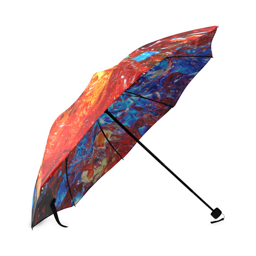 Liquid Abstract #0180 Foldable Umbrella (Model U01)