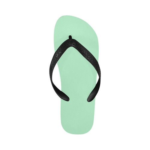Designer Color Solid Magic Mint Green Flip Flops for Men/Women (Model 040)