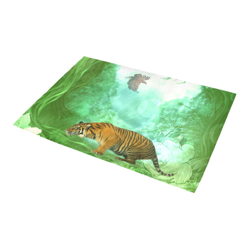 Awesome tiger, fantasy world Azalea Doormat 24" x 16" (Sponge Material)